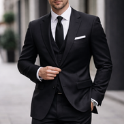 The Silver Ash Grey | Heritage Glen Twill |130’s Superfine Wool Rice Suiting