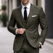 The Olive Strategist | TORINO Superfine 120's Merino Wool-Lycra Suiting