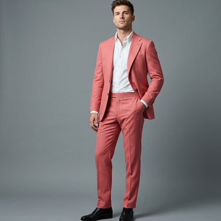 The Coral | Serge | Super 120's | Woolmark Certified | Luxury Gift Boxed