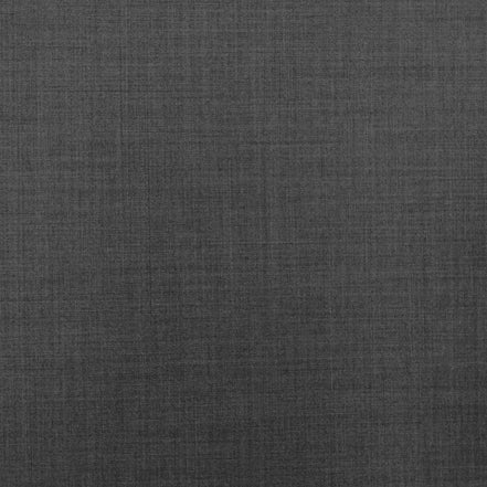 The Iron Charcoal Grey  | Precision Linear Twill | Superfine 120's Merino Wool-Lycra Suiting