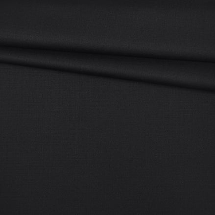 The Navy Distinction | Linear Twill | Superfine 120's Merino Wool-Lycra Suiting