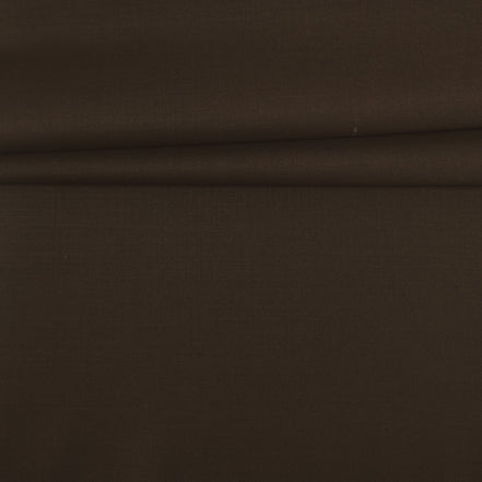 The Dark Brown Modernist | Precision Micro-Birdseye | Superfine 120's Merino Wool-Lycra Suiting
