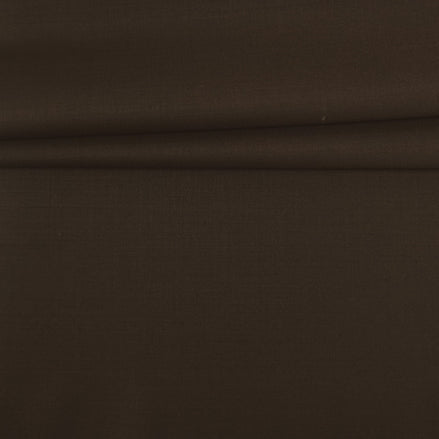 The Dark Brown Modernist | Precision Micro-Birdseye | Superfine 120's Merino Wool-Lycra Suiting