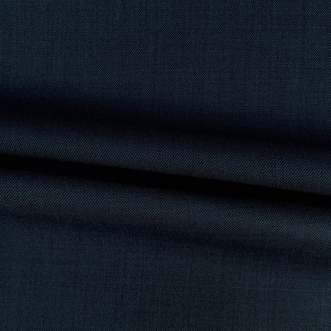 The Royal Azure | Solid Sharkskin | Superfine 120's Pure Merino Fabric