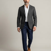 The Copper | Chalkstripe | Super 120's | Woolmark Certified | Luxury Gift Boxed