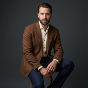 The Sienna | Flannel Twill | Super 120's | Woolmark Certified | Luxury Gift Boxed