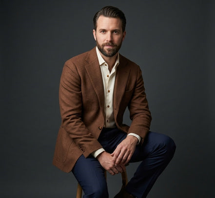 The Sienna | Flannel Twill | Super 120's | Woolmark Certified | Luxury Gift Boxed